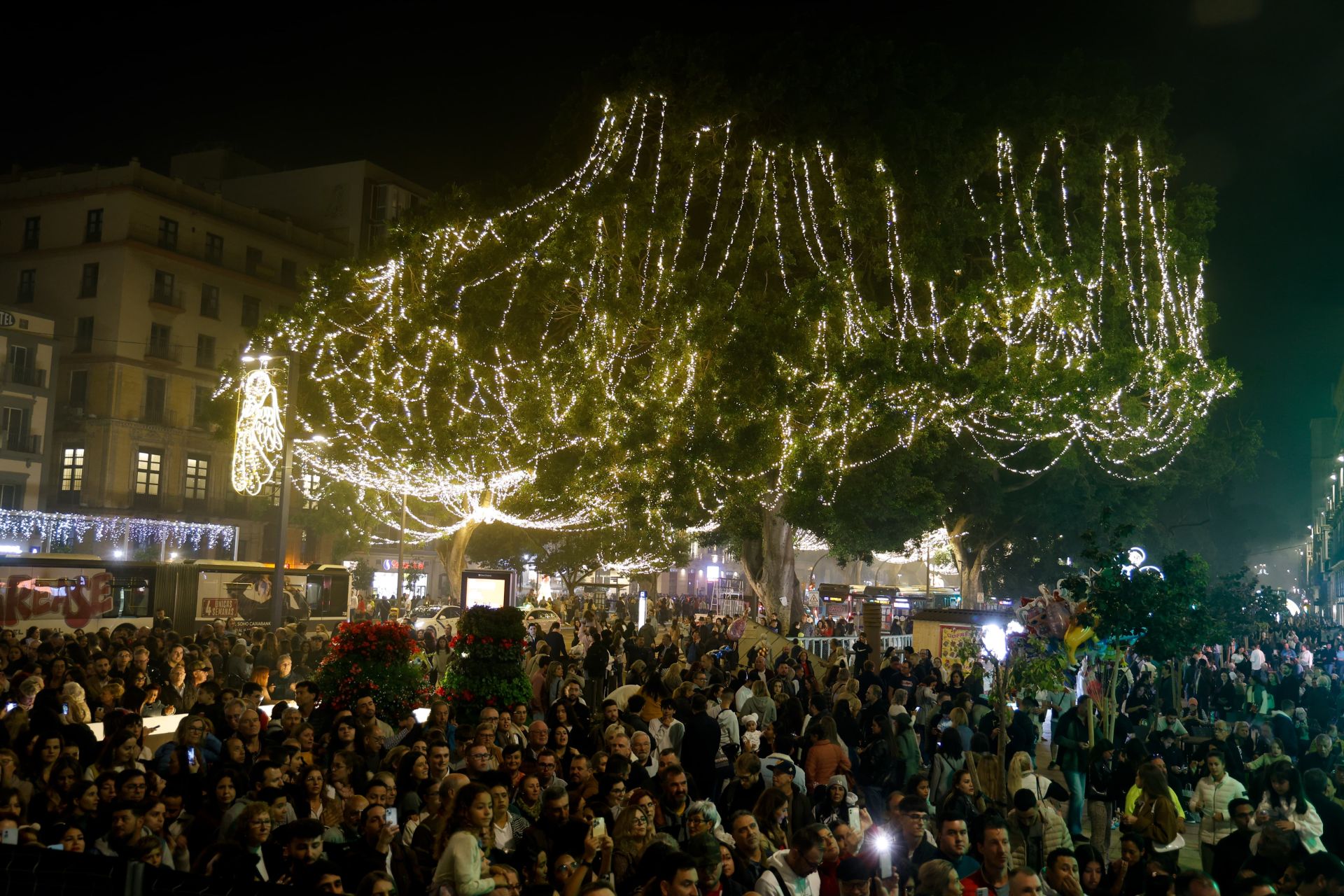 Malaga&#039;s big Christmas switch-on - in pictures